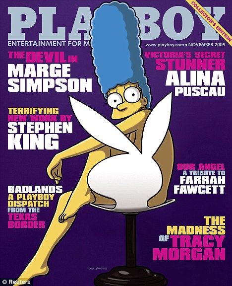 Marge Playboy girl