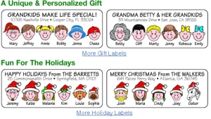 Get your family labels here! Personalized to fit your family!